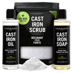 Caron & Doucet Cast Iron Care Set – Seasoning Oil & Soap

