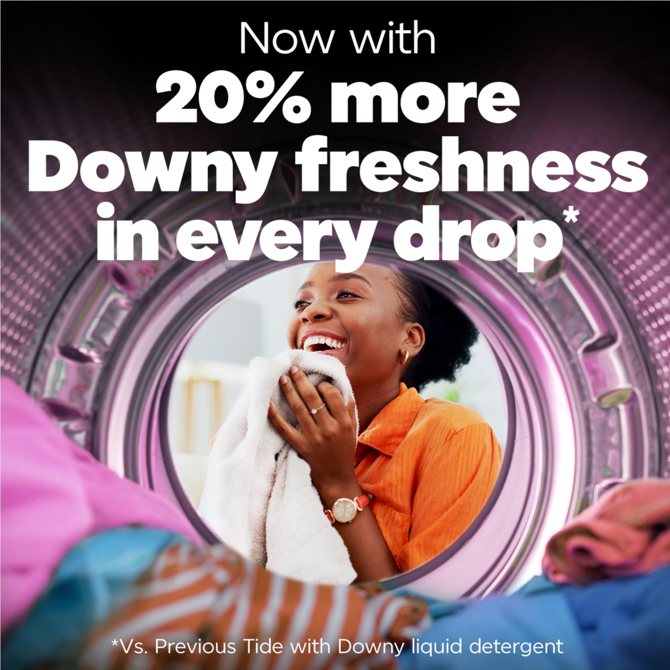 Tide Plus Downy Liquid Detergent April Fresh Scent

