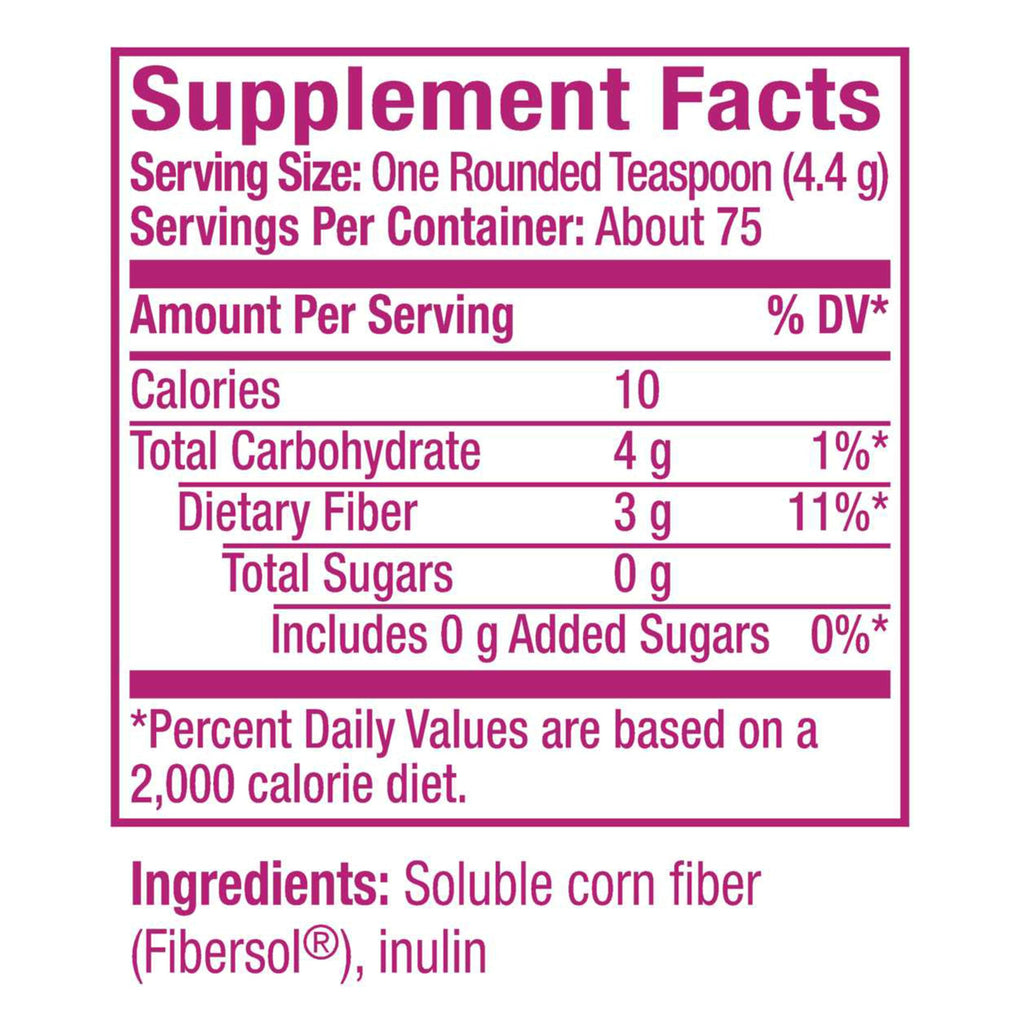 Metamucil Clear Fiber Blend Unflavored Fiber Supplement

