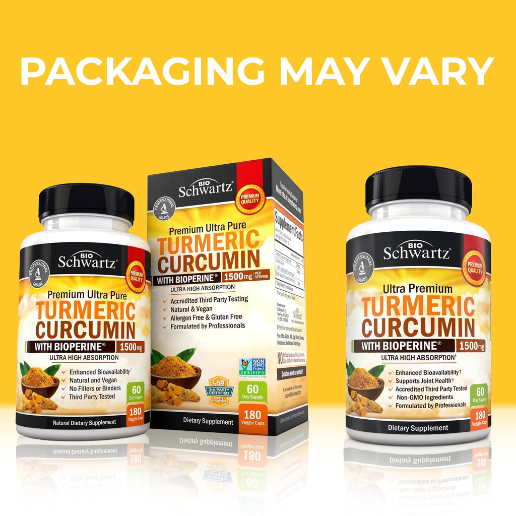 Turmeric Curcumin with Black Pepper BioPerine Capsules

