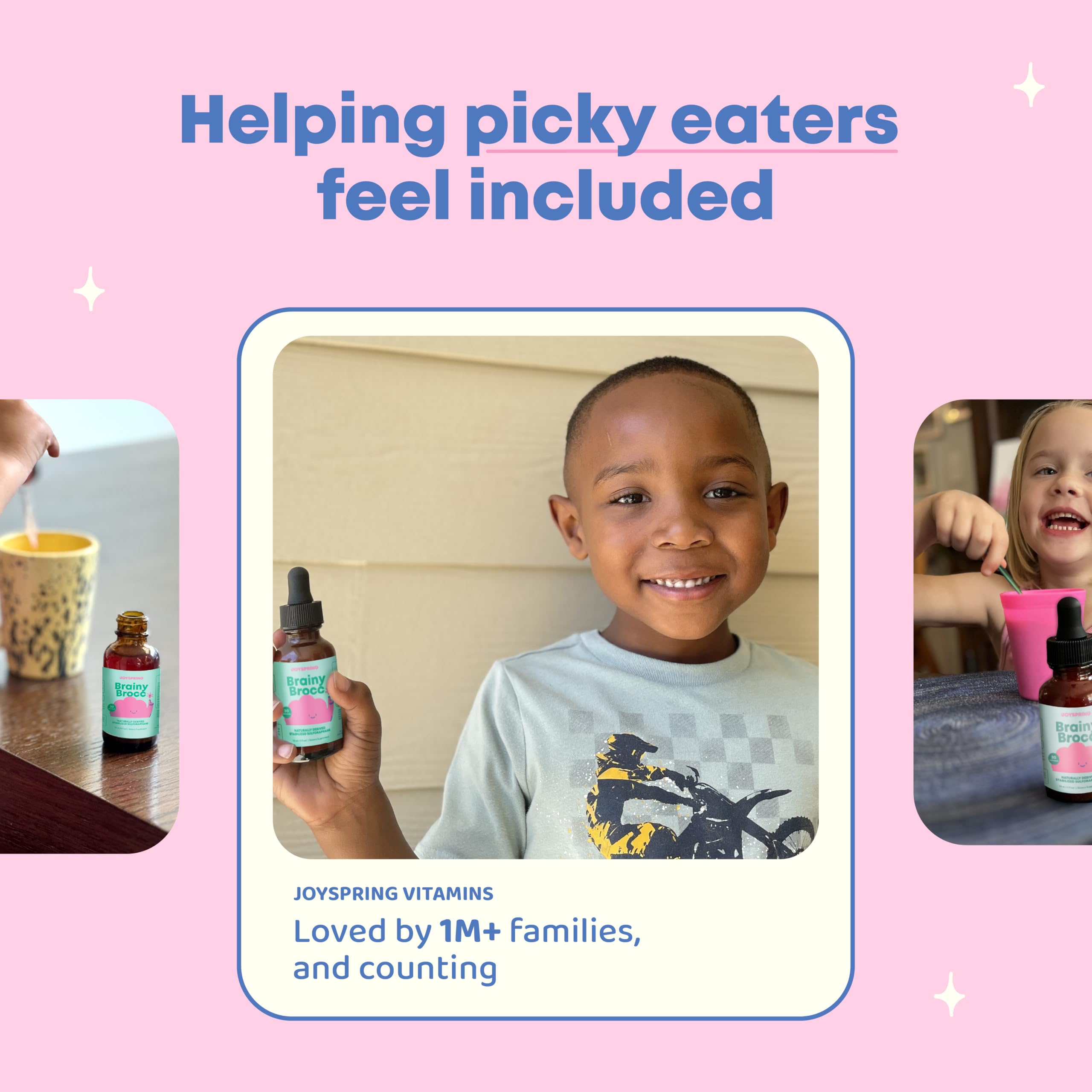 JoySpring Broccoli Drops for Kids | Sulforaphane & Bacopa

