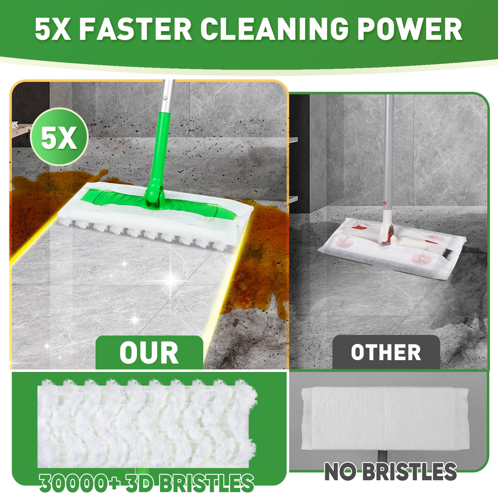 Swiffer Dry Sweeping Cloths - Heavy Duty Microfiber Pads

