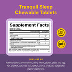 Natural Factors Stress-Relax Tranquil Sleep Chewable Tablets

