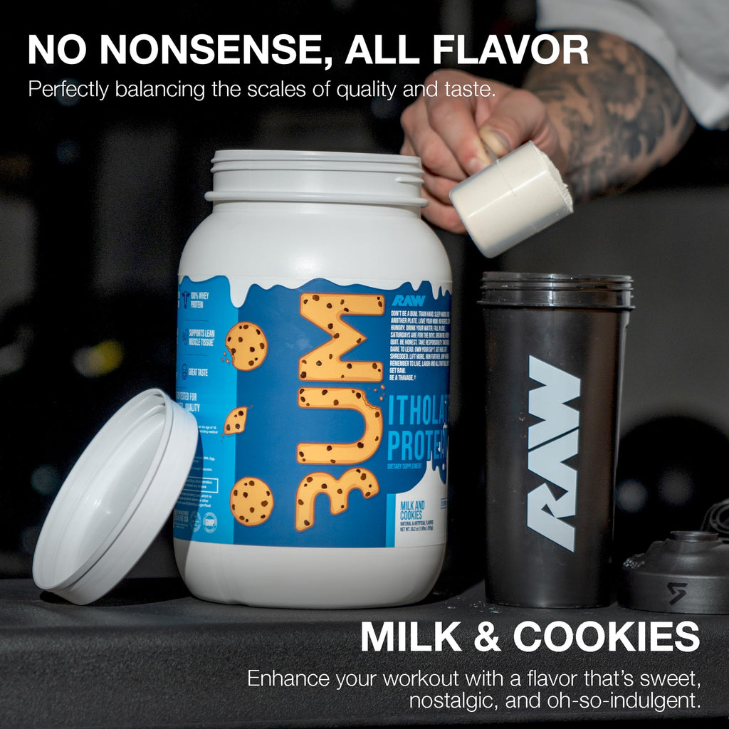 RAW Whey Isolate Protein Powder - Grass-Fed, Low Fat Low Carb

