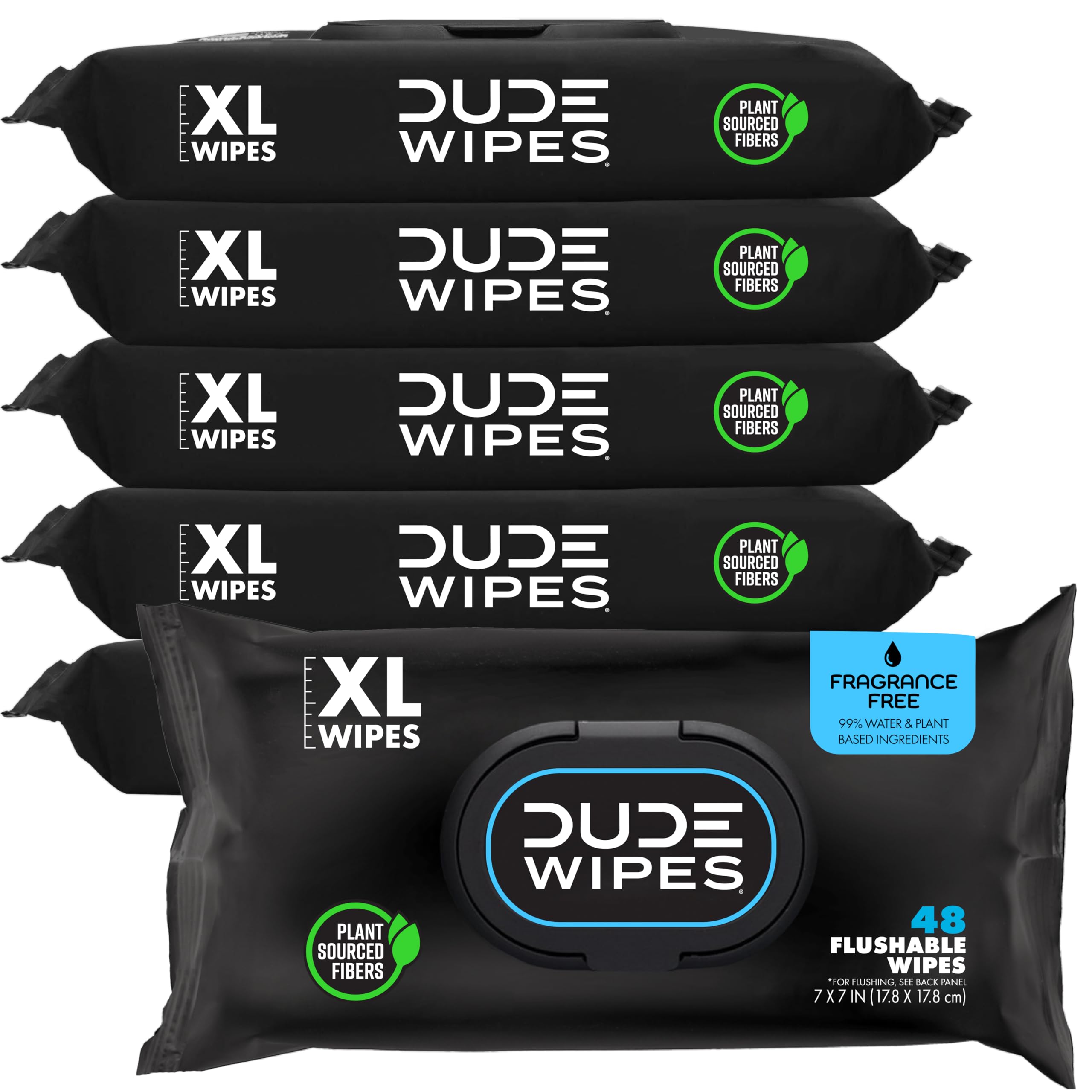 DUDE Wipes Flushable Extra-Large Wet Wipes


