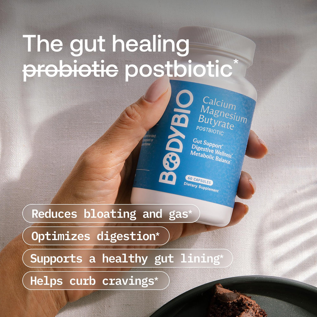 BodyBio Butyrate Postbiotic - Gut Health & Digestive Support

