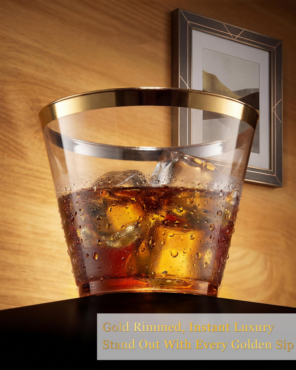 Nervure Plastic Cups Rimmed - Heavy-Duty Disposable

