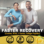 Creatine Monohydrate Gummies with BCAA & Collagen – Lemon

