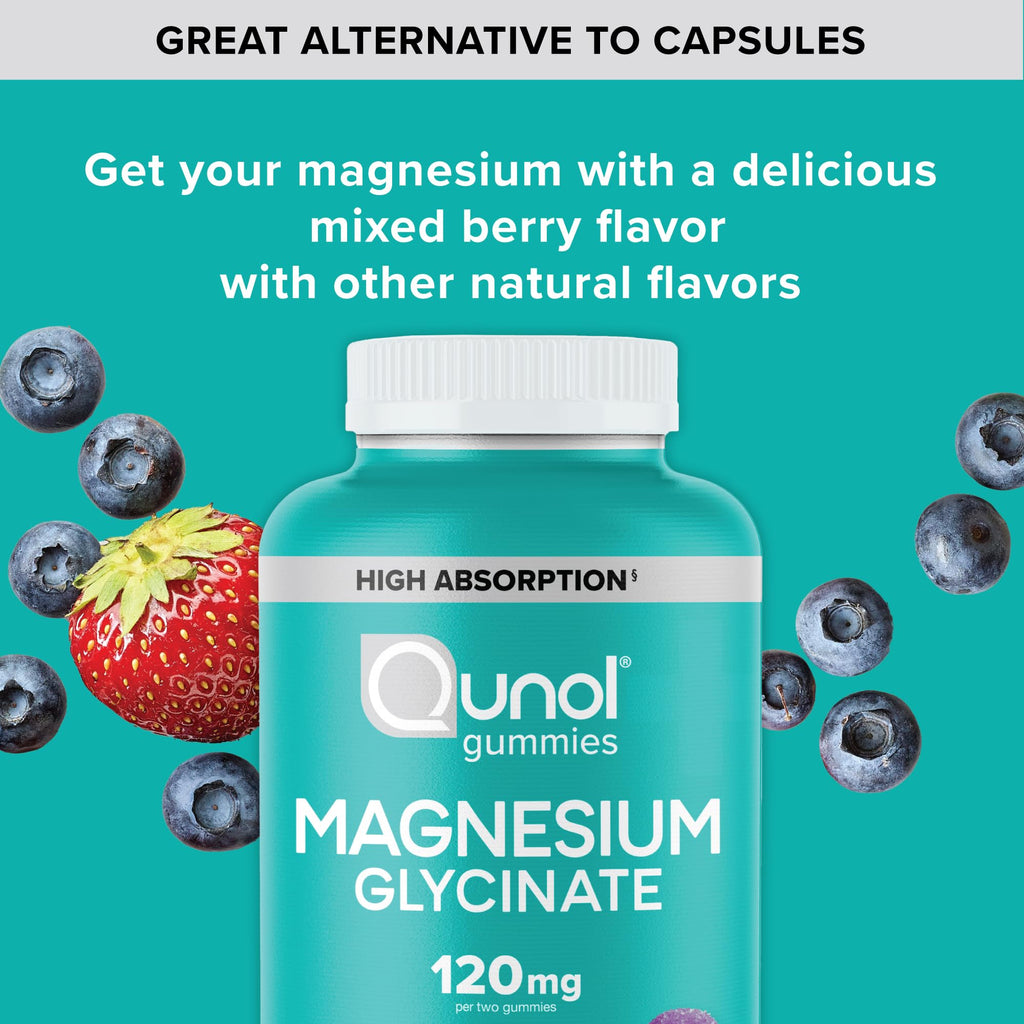 Qunol Magnesium Glycinate Gummies - High Absorption

