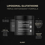 ELMNT Liposomal Glutathione with Vitamin C & Quercetin

