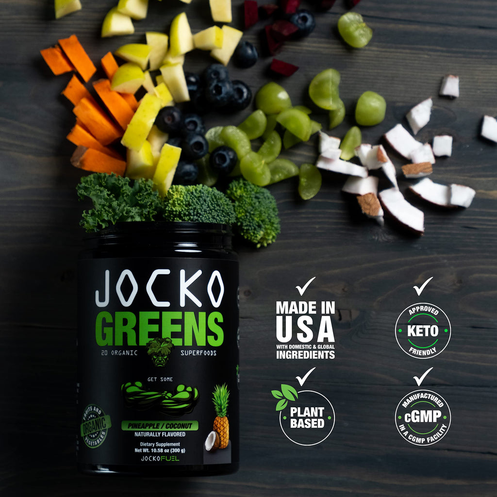 Jocko Fuel Daily Greens Powder for Gut Health

