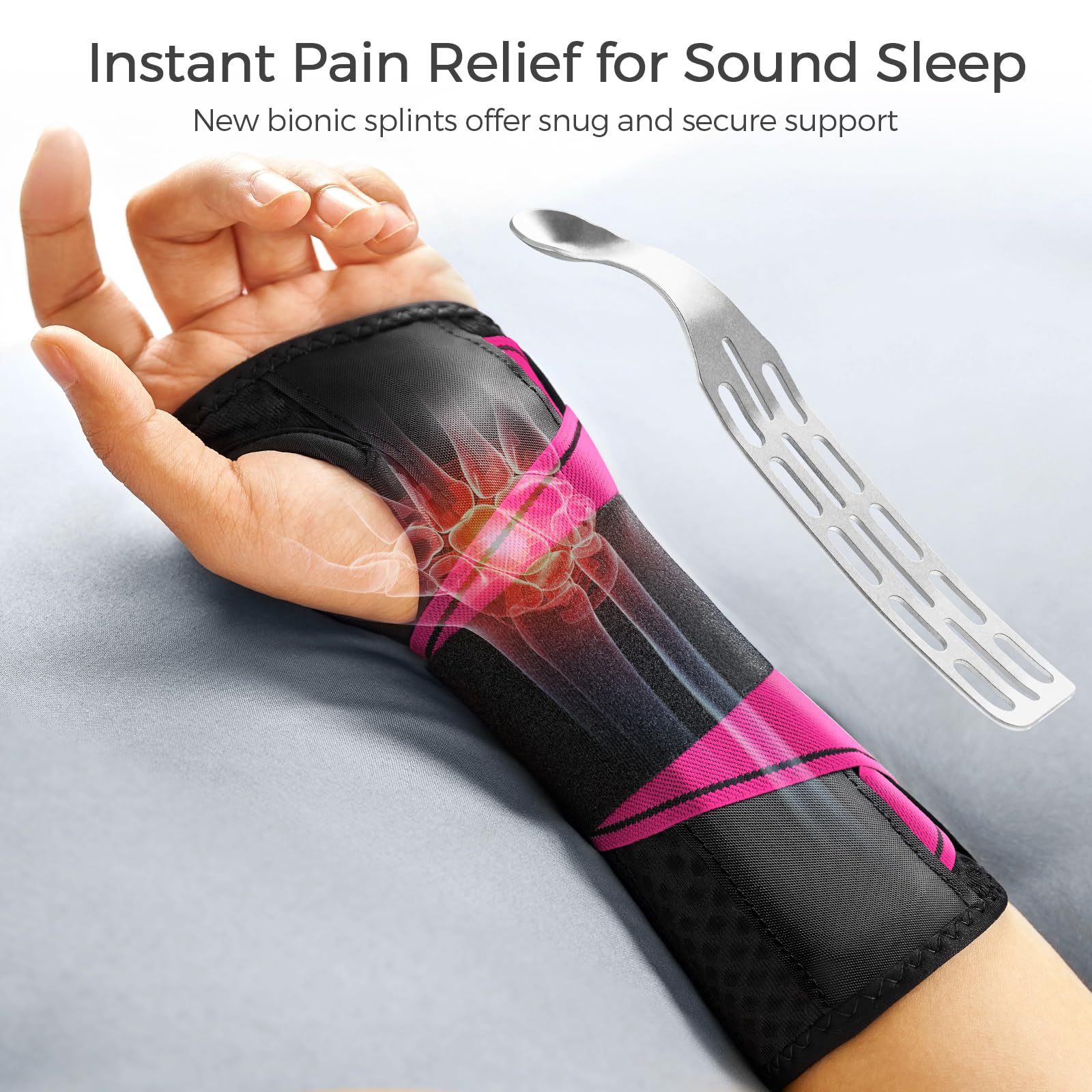 FREETOO Wrist Support Brace Carpal Tunnel Pain Relief

