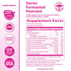 Pink Stork Postnatal Vitamin Gummies | Recovery & Lactation

