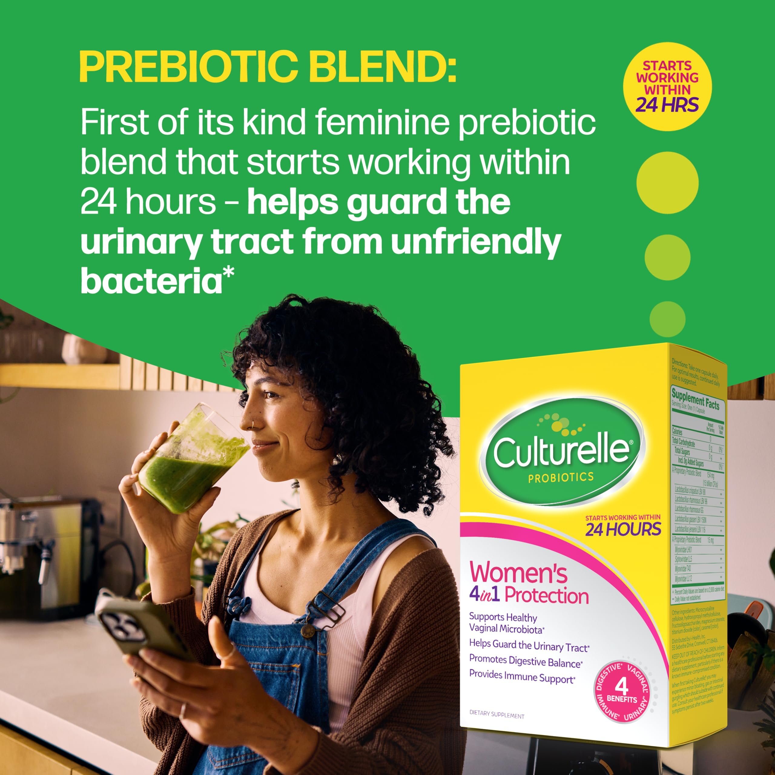 Culturelle Women’s Probiotics with Prebiotics – Support

