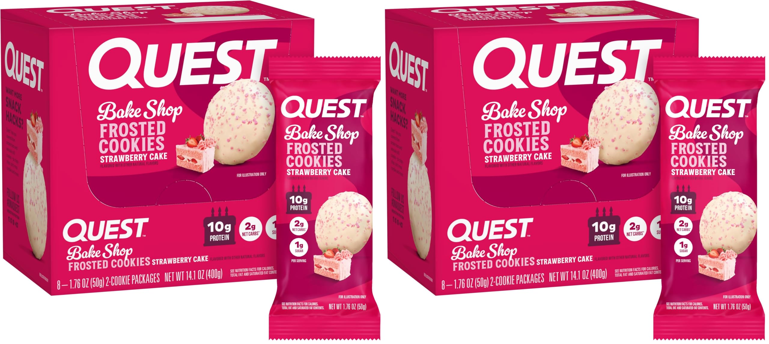 Quest Frosted Cookies Gluten Free High Protein