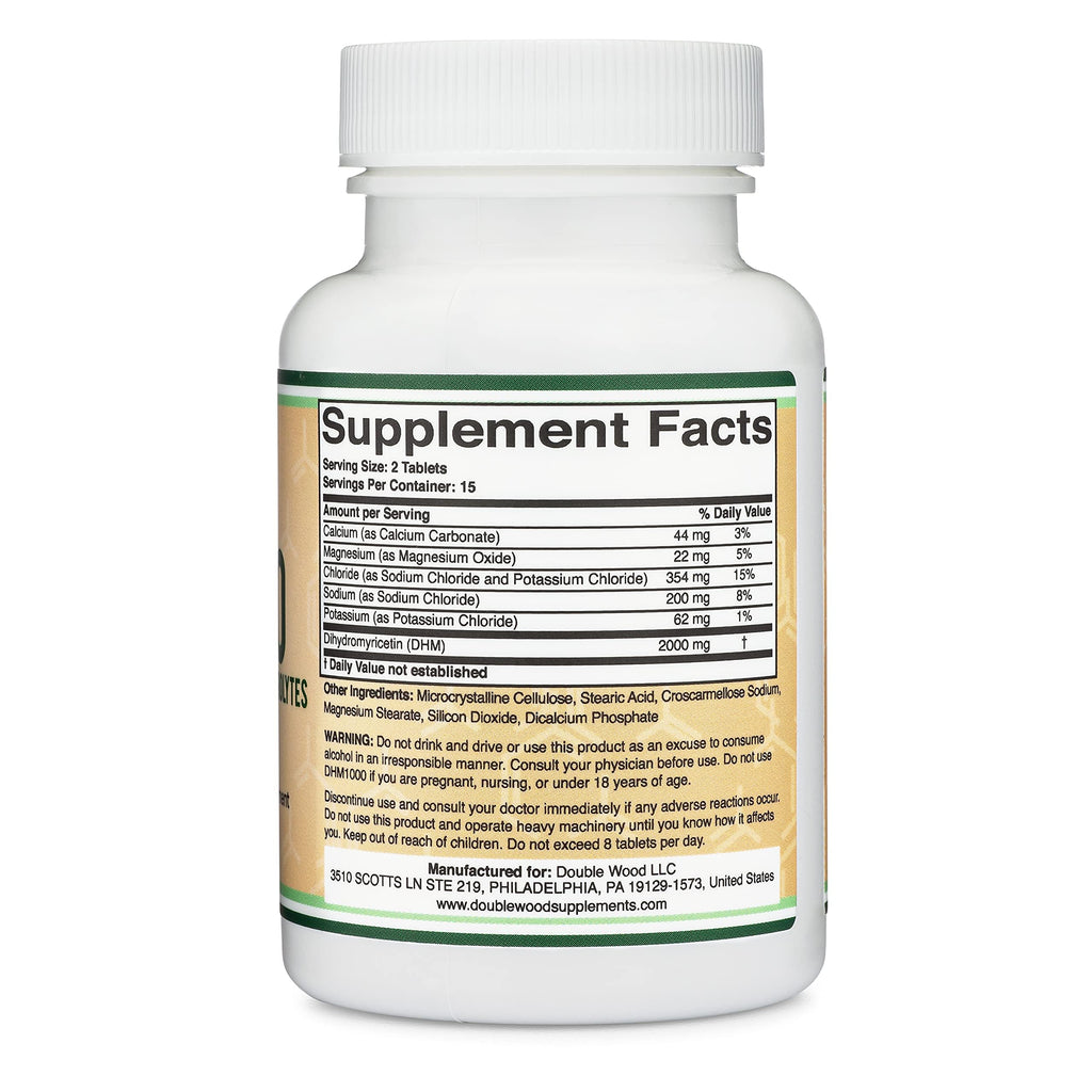 DHM1000 Dihydromyricetin Tablets | Liver Support Double Wood

