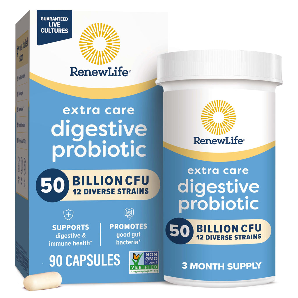 Renew Life Digestive Probiotic Capsules with L. Rhamnosus GG

