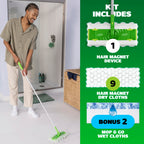 Floor Cleaning Starter Kit with Collapsible Pole

