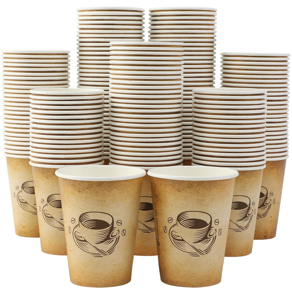 Clawsoff Paper Coffee Cups – Retro Leak-Proof Design

