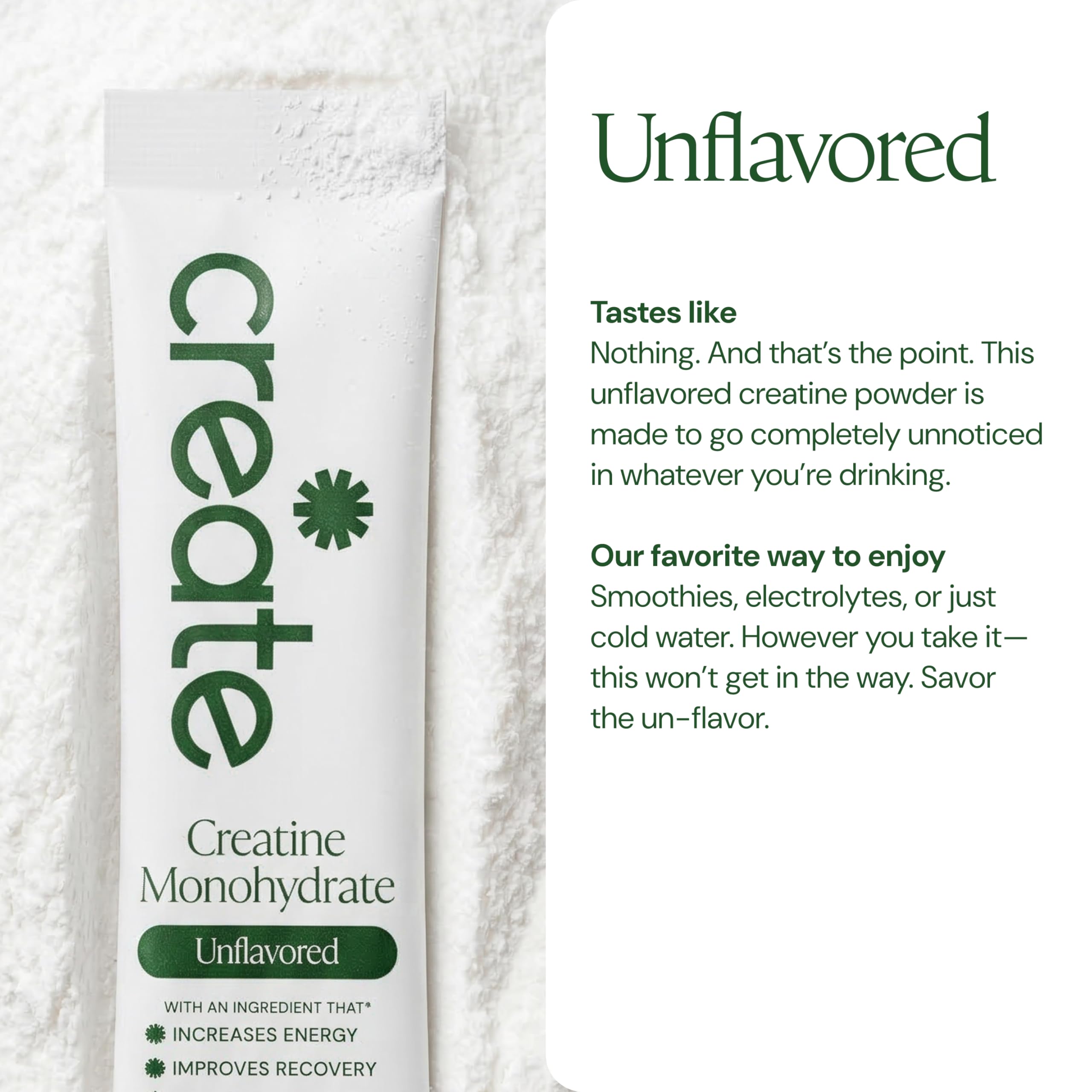 Creatine Monohydrate Powder – Creapure, NSF Certified

