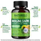 Naturelo Magnesium Glycinate Chelate Complex - Sleep & Calm

