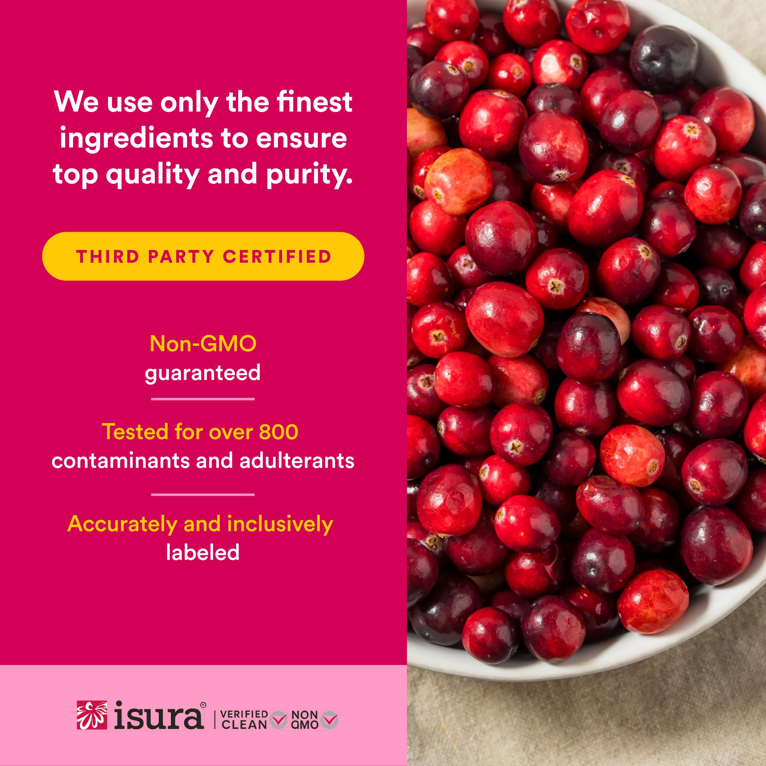 CranRich Cranberry Concentrate Supplement for Urinary Health

