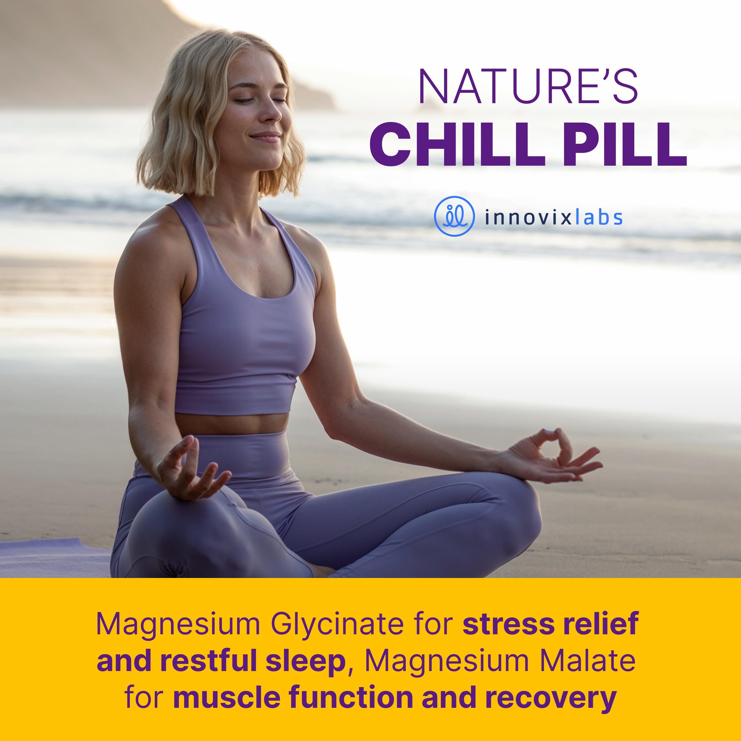 Magnesium Glycinate Malate Capsules by InnovixLabs

