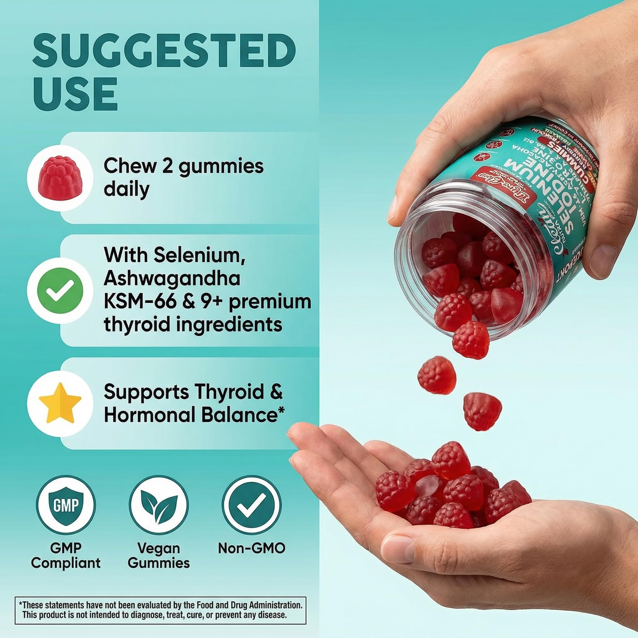 Clean Nutra ThyroGlow Thyroid Support Gummies

