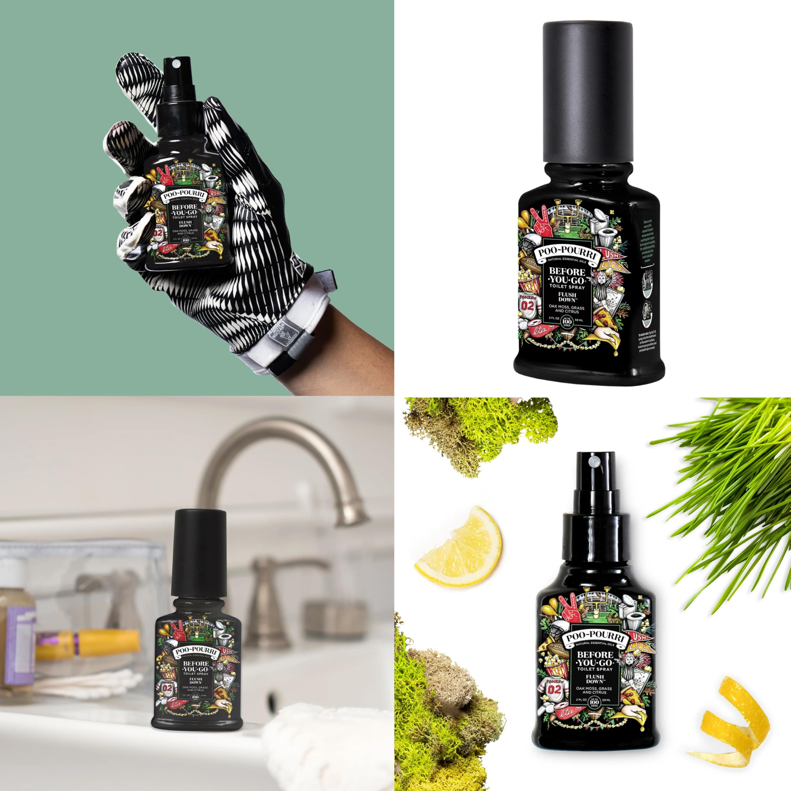 Poo-Pourri Toilet Spray Odor Prevention | Freshen Bathroom

