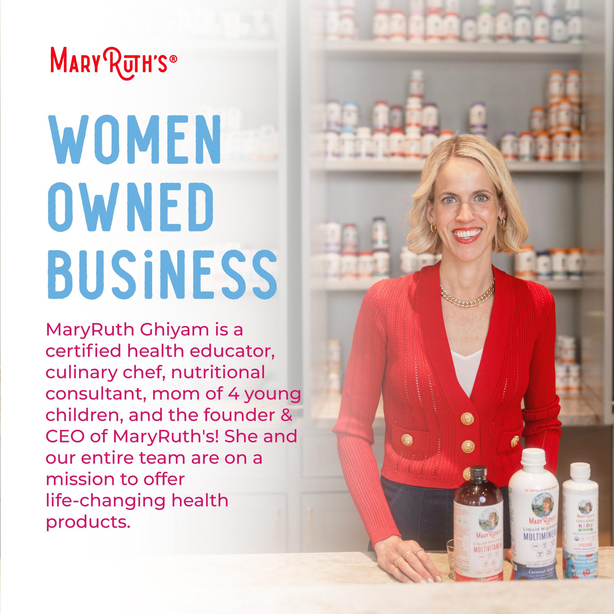 MARYRUTH'S Liposomal Multivitamin for Women – Immune Support

