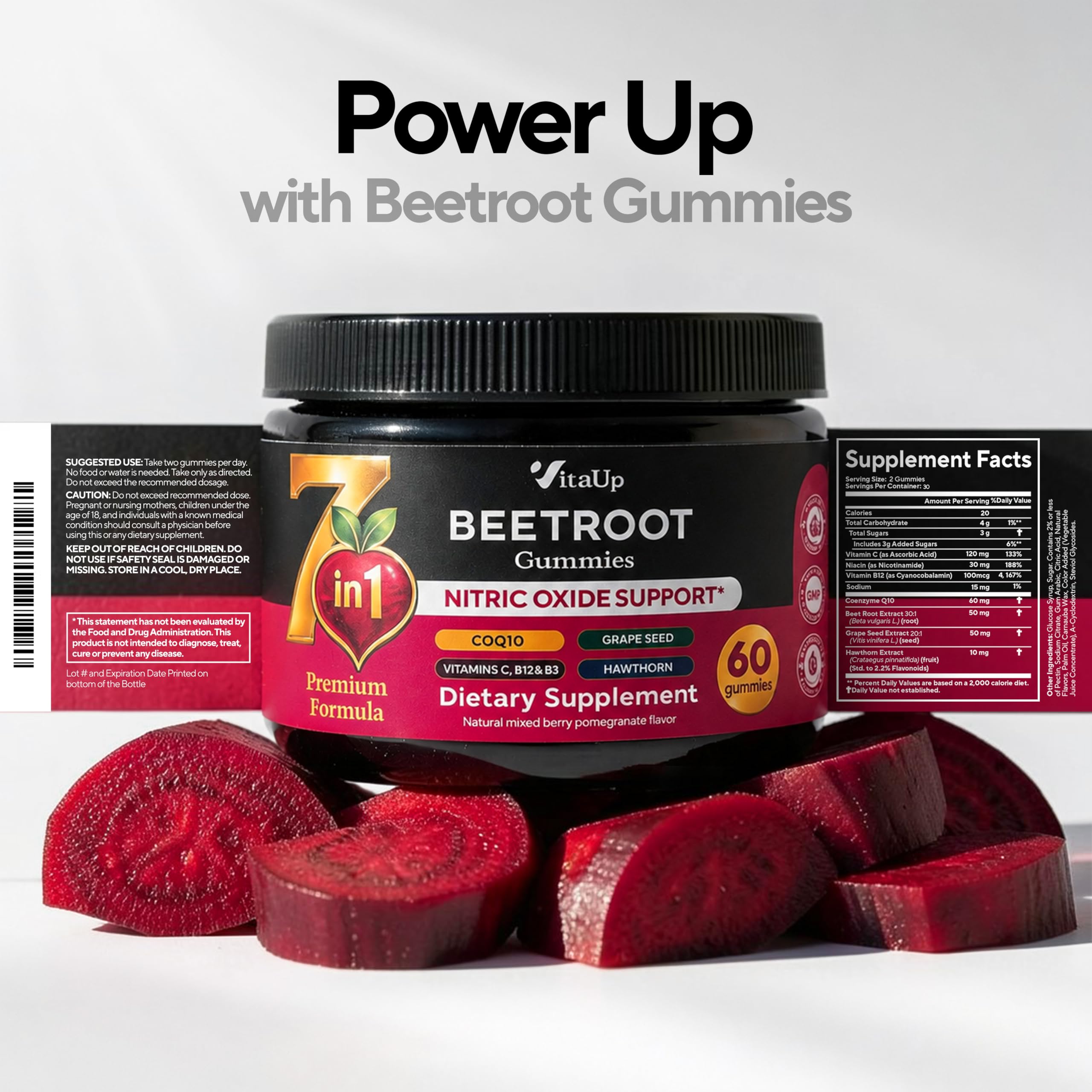 VitaUp Beetroot Supplement for Circulation


