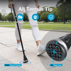 REHAND Folding Walking Cane with All-Terrain Base


