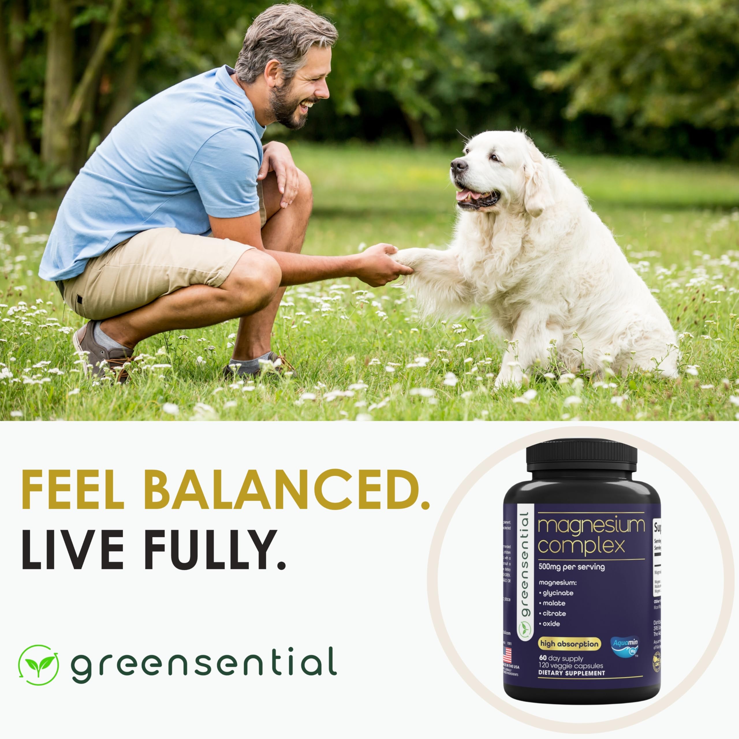 Greensential Magnesium Complex Supplement for Sleep & Heart

