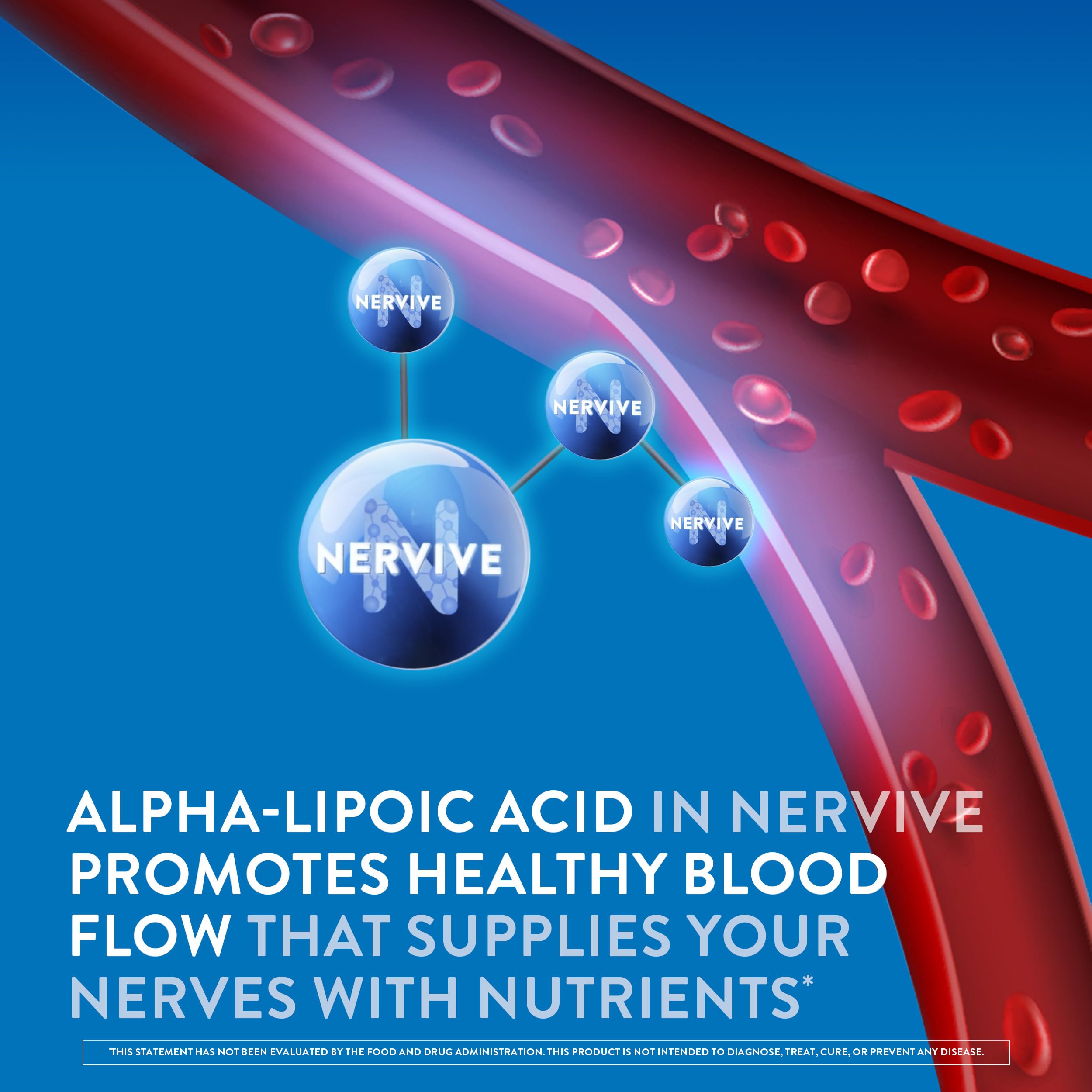 NERVIVE Nerve Relief Supplement with Alpha Lipoic Acid

