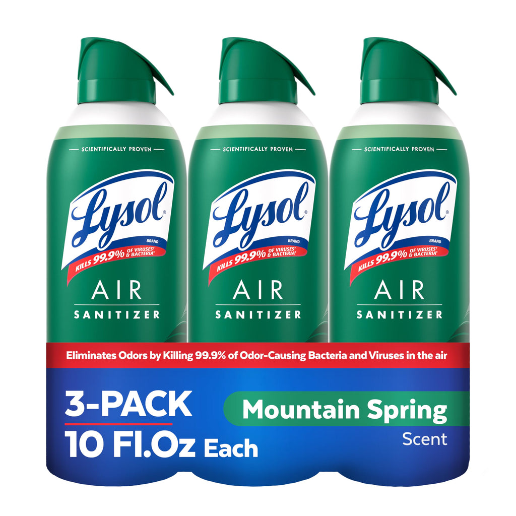Lysol Air Sanitizer Spray - Odor Eliminator, EPA-Approved