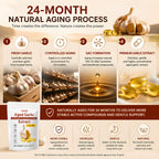 Odorless Garlic Extract Softgels for Heart & Immune Support

