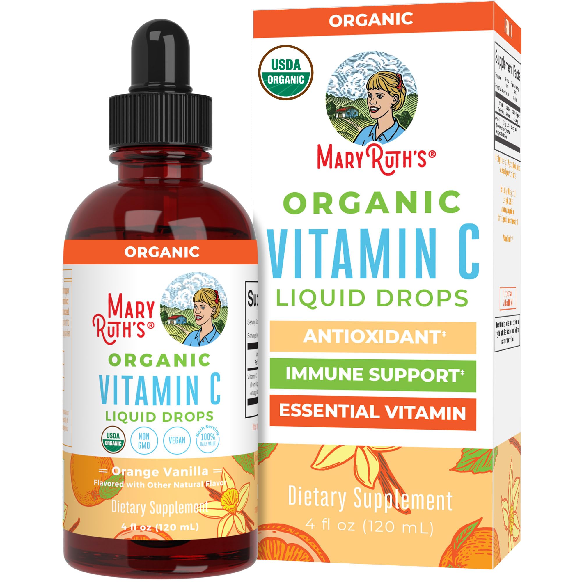 Mary Ruth's Organic Vitamin C Drops | Immune Support

