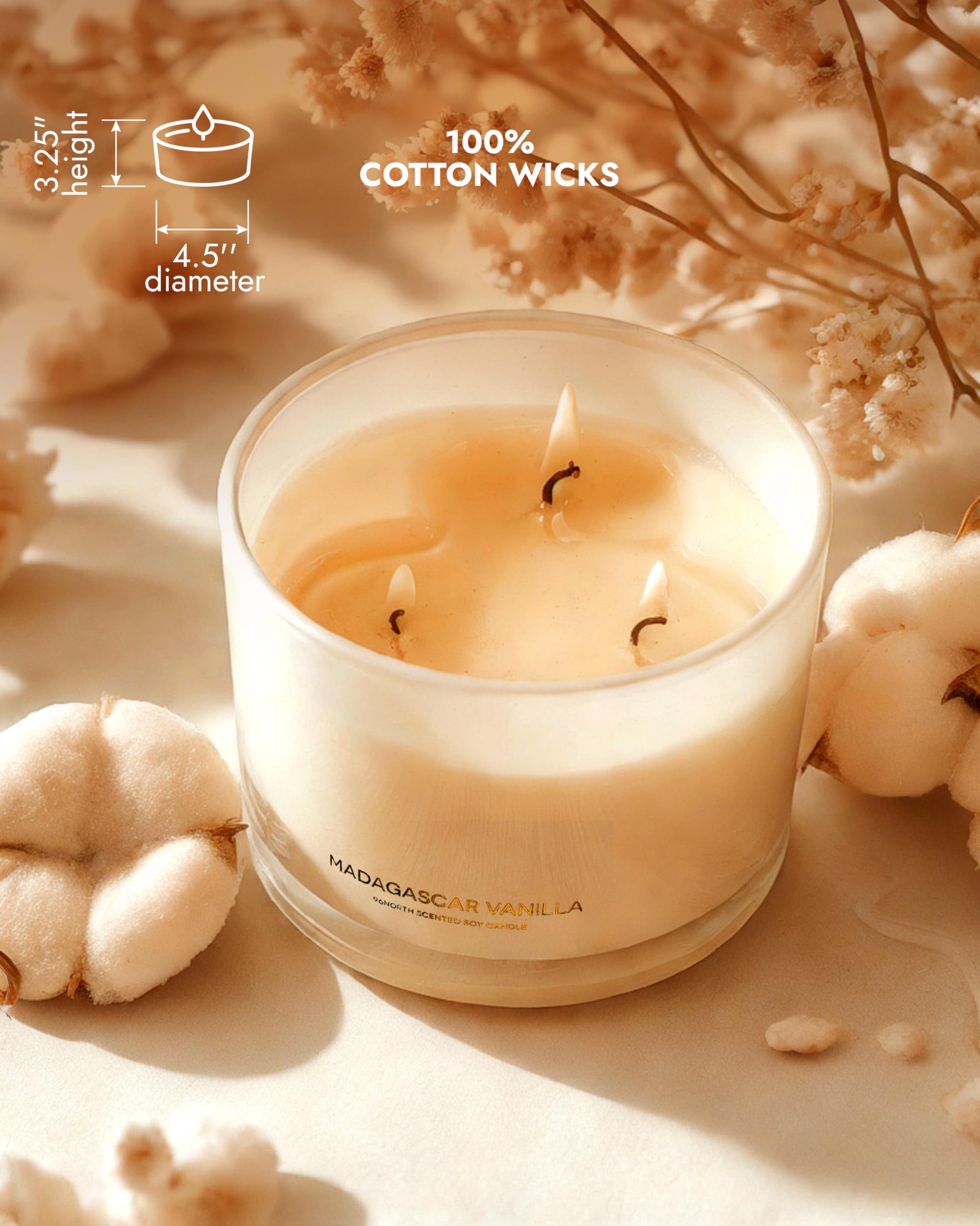96NORTH Luxury Soy Candle Jar

