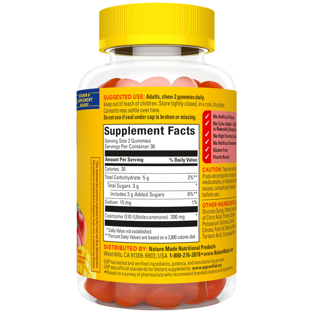 Nature Made CoQ10 Gummies for Heart & Energy

