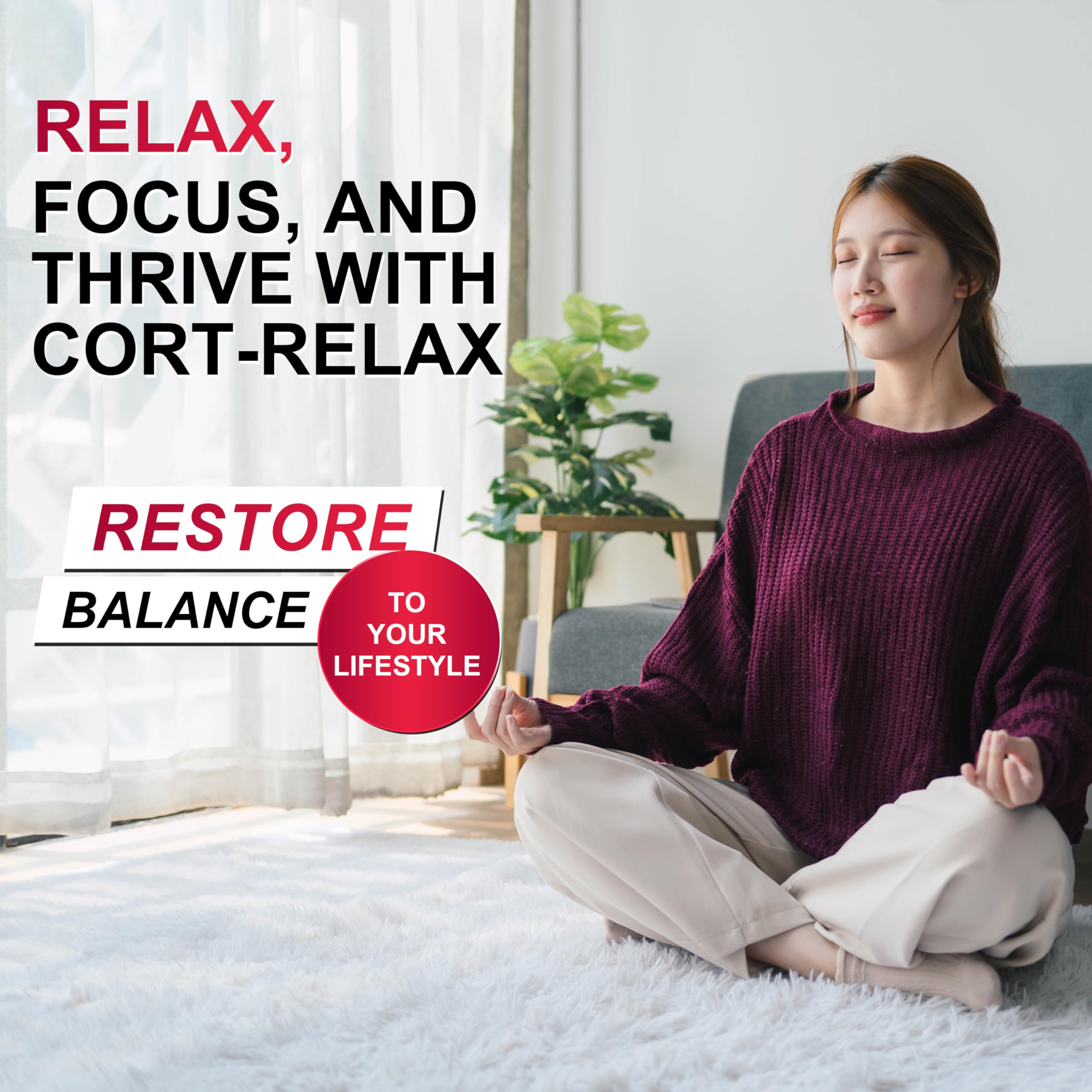 DLNIA Cortisol Support Supplement | Plant-Based Wellness

