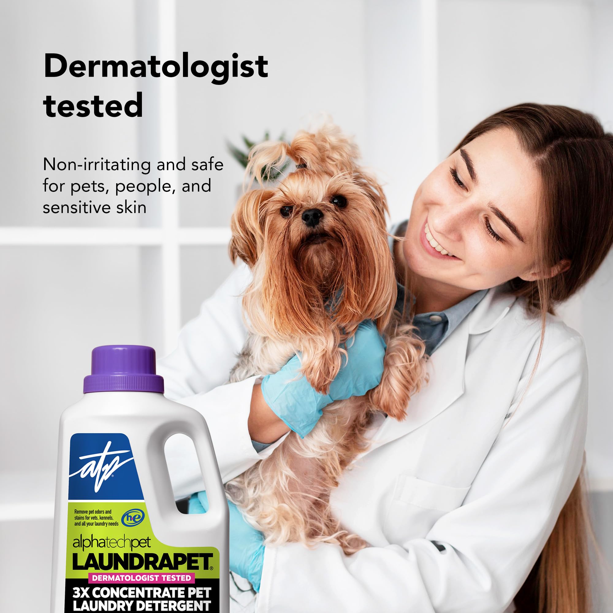 LaundraPet Enzymatic Pet Laundry Detergent by Alpha Tech Pet

