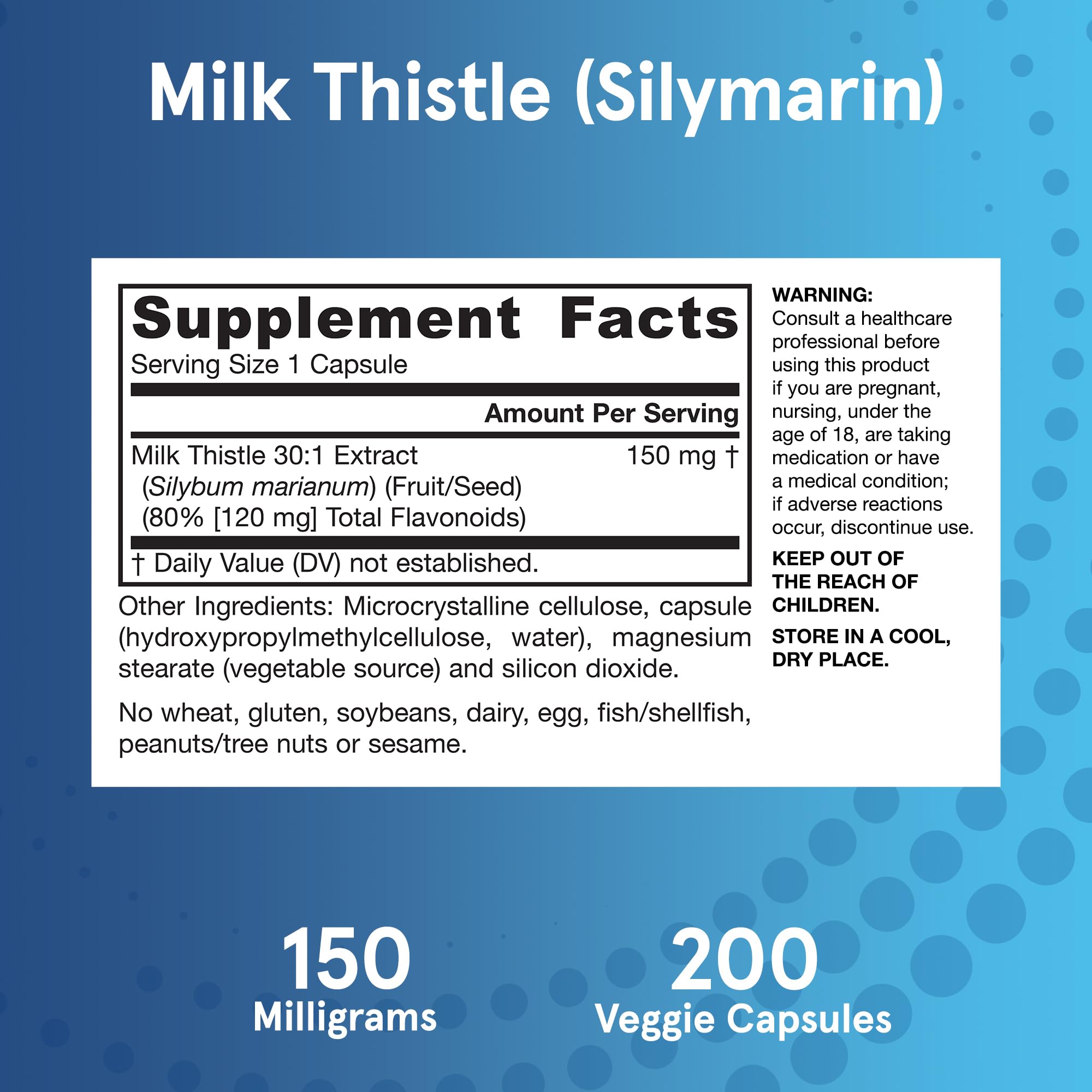 Jarrow Milk Thistle 150 mg 30:1 Liver Support

