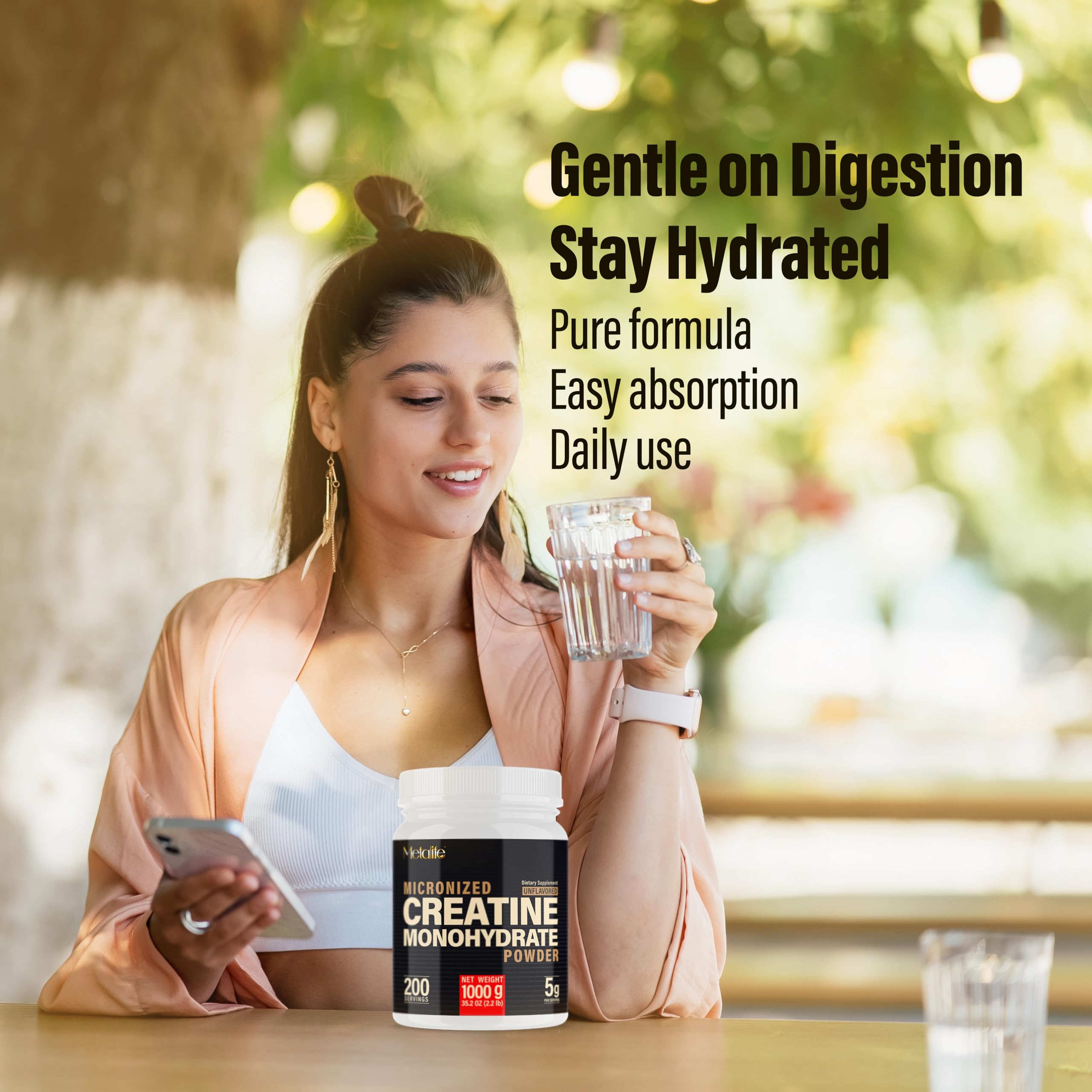 Creatine Monohydrate Powder Micronized | Unflavored & Vegan

