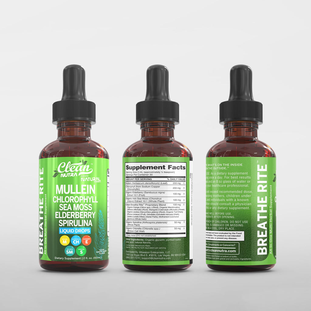 Mullein Drops Lung Support Tincture

