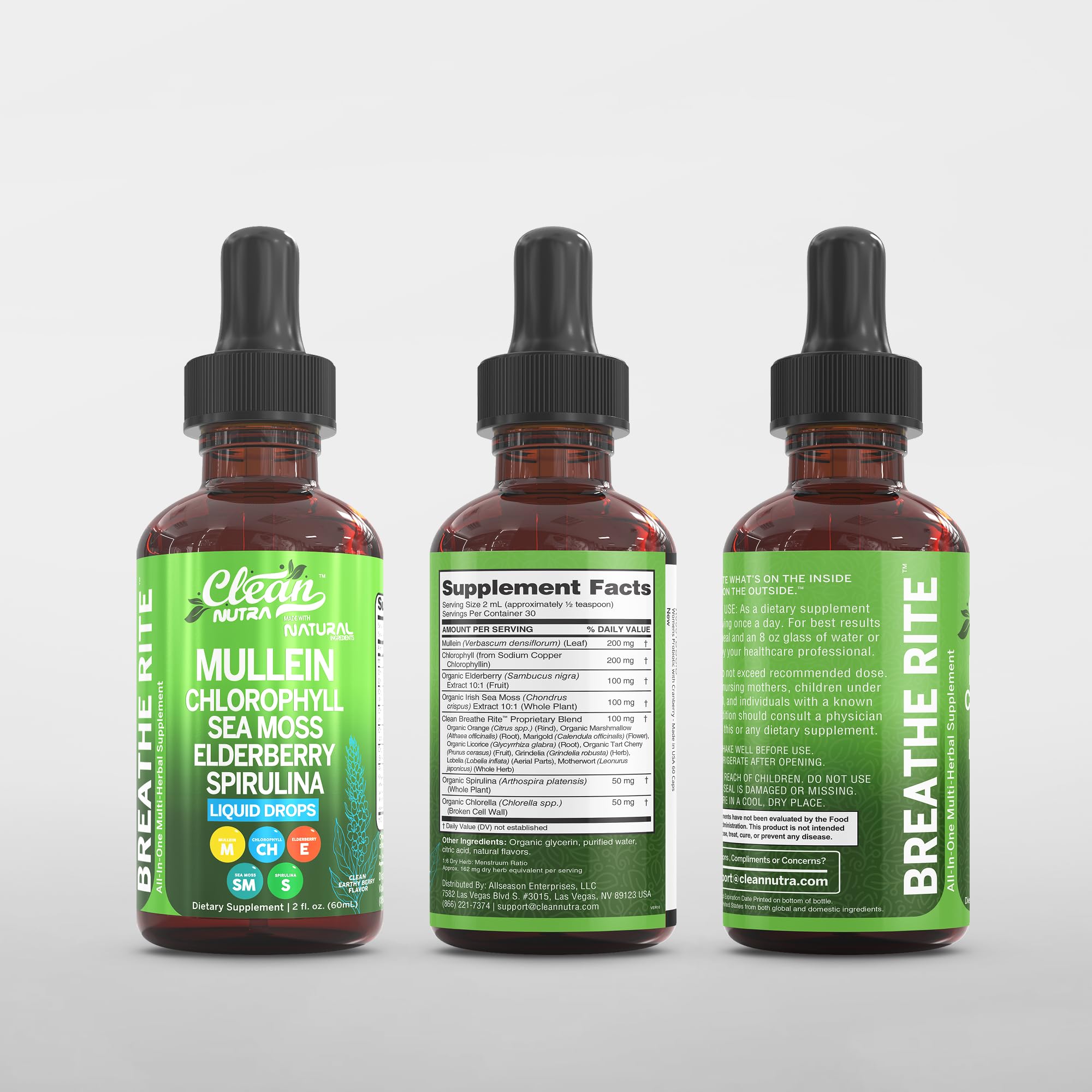 Mullein Drops Lung Support Tincture

