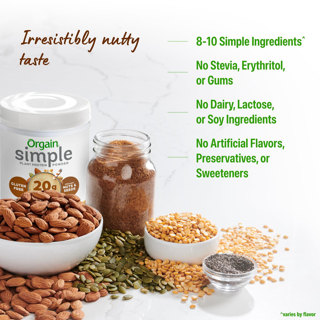 Orgain Organic Simple Vegan Protein Powder

