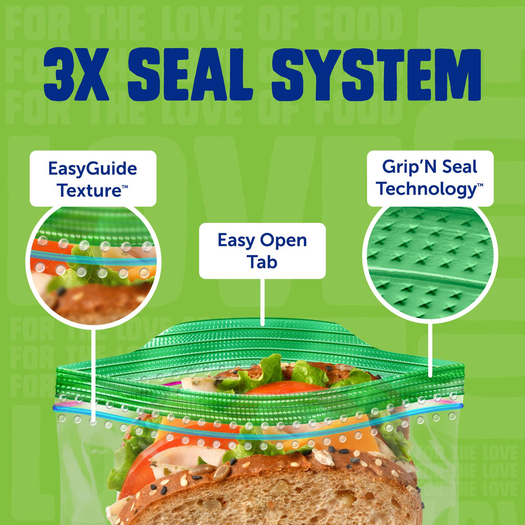 Ziploc Brand Storage Bags for Leftovers & Meal Prep

