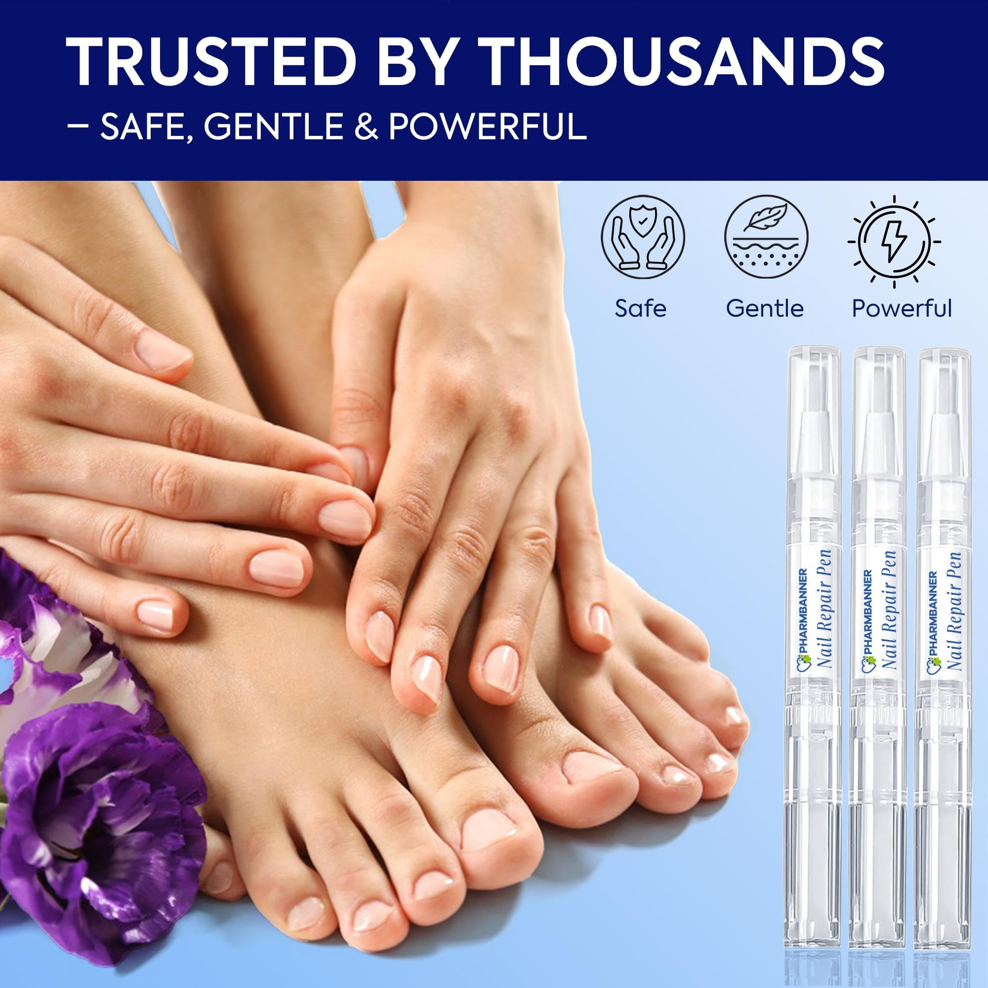 Nail Care Solution Kit for Thick Brittle Nails

