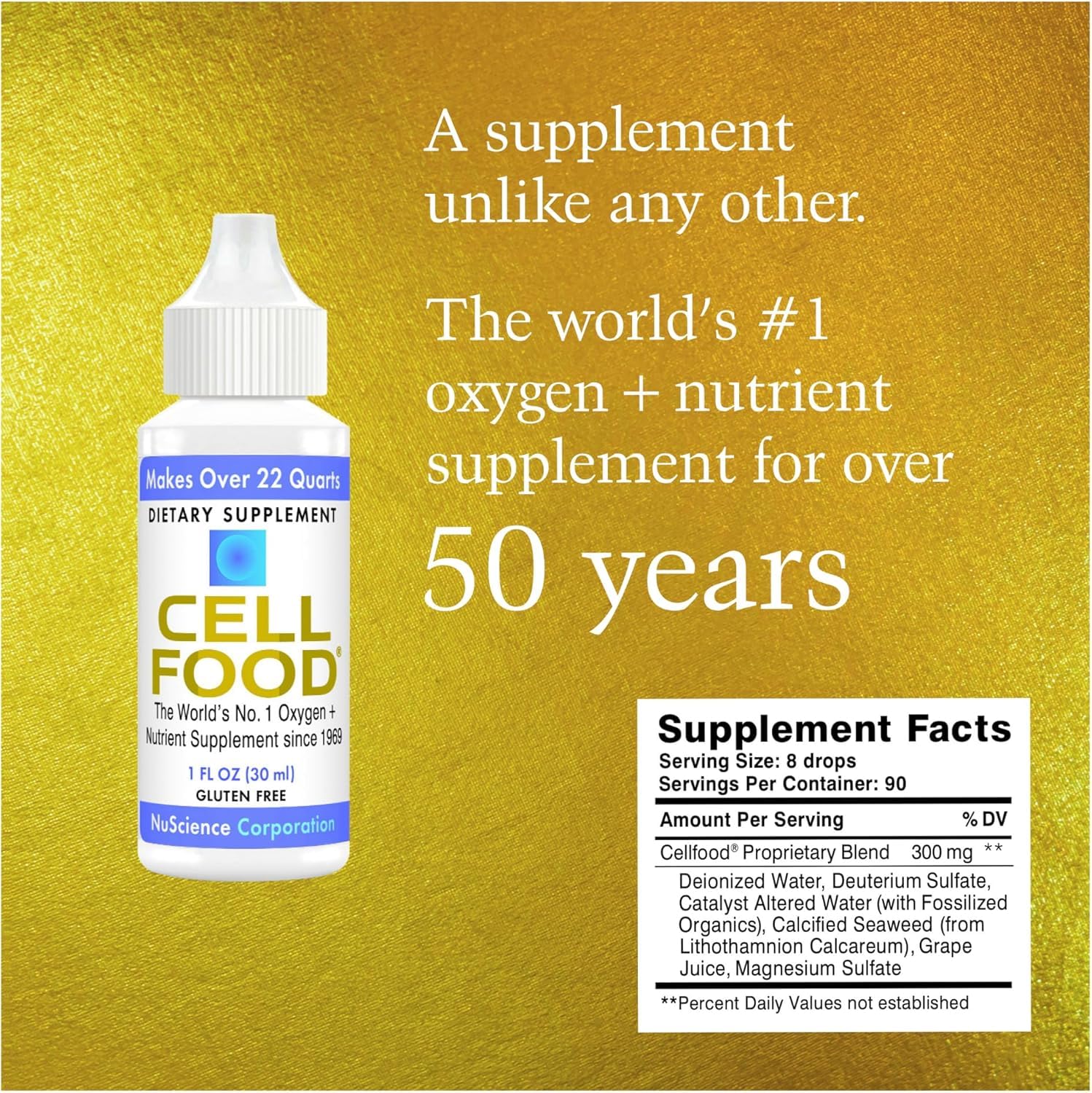 Cellfood Oxygen Boost Liquid Oxygen Supplement - Gluten Free

