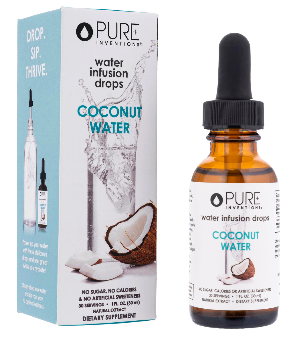 Pure Inventions Coconut Water Infusion Drops | Electrolytes

